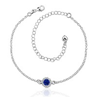 New Design Handmade Silver-Plated Anklet (Round Shape Pattern)