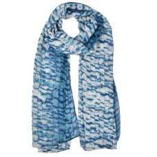 Snakeskin Pattern Fashion Winter women Scarf - Green/Blue