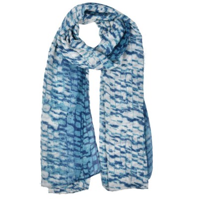 Snakeskin Pattern Fashion Winter women Scarf - Green/Blue