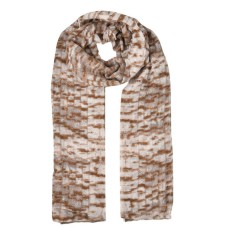 Snakeskin Pattern Fashion Winter women Scarf - Coffee