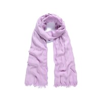 Lilac modal plain long scarf