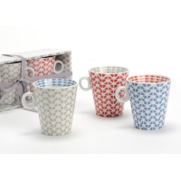 Amadeus Gift-Boxed Set of 3 Colourful Mugs