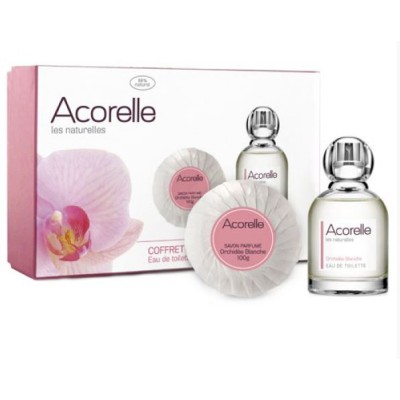 Acorelle White Orchid Eau de Toilette and Soap Gift Set