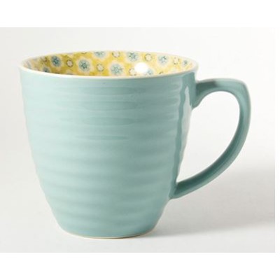 Aqua Paisley Mug -250ml