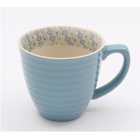 Light Blue Paisley Mug - 250ml