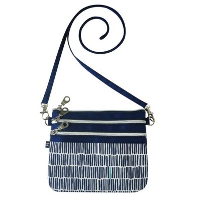 Earth Squared Navy Bamboo Pouch Bag