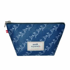 Earth Squared Blue Seagull Make-Up Bag