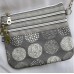 Earth Squared Grey Circle Pouch Bag