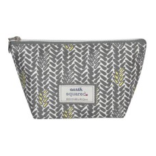 Grey Triangle Oil Cloth Messenger Bag- Earth Squared