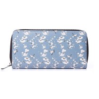 Blue Floral Purse