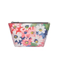 Pink-Green Floral Make-up Bag