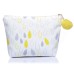 Medium Waterdrop Print Canvas Make-Up Bag