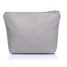 Grey Embroidered Butterfly Make-Up Bag