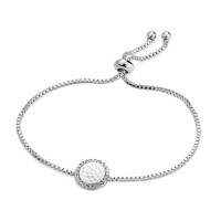 Silver Lariat Bracelet