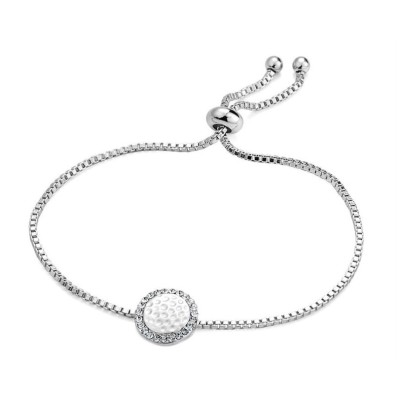 Silver Lariat Bracelet