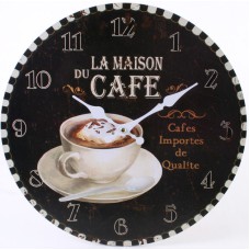 Large Rustic Café Clock 