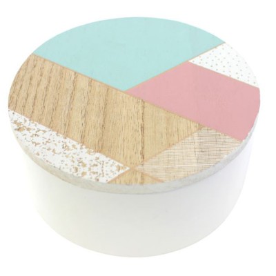 Geo Round Jewellery Box