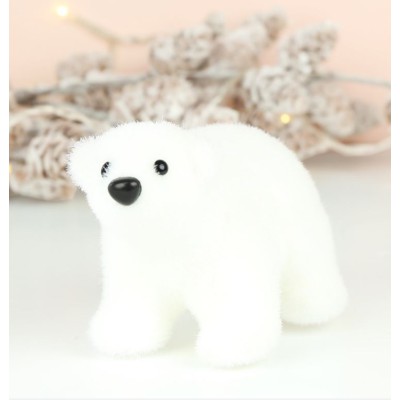 Lisa Angel Baby Polar Bear Ornament
