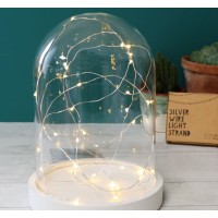 Lisa Angel 30 Battery Powered LED Silver Wire String Lights