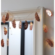 Lisa Angel Copper Feather LED String Lights