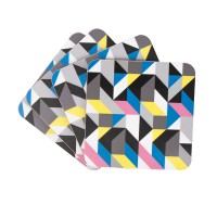 MAIK Colour Triangle Coaster Set (4)