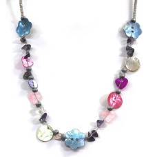 One Button Mabelle Pastel Necklace