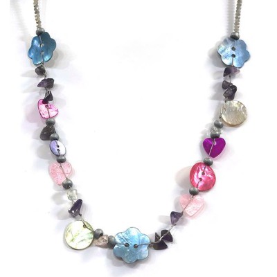 One Button Mabelle Pastel Necklace
