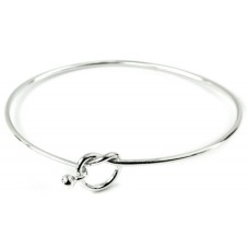 Sterling Silver Infinity Knot Bangle