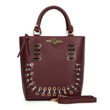 Sally Young Illusion Handbag Collection - Burgundy