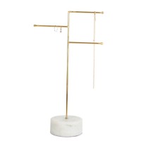 Sass & Belle Marble and Brass Jewellery Stand