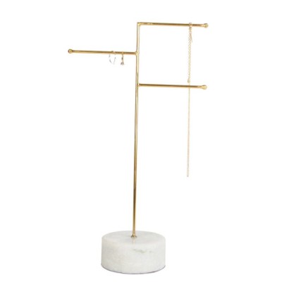 Sass & Belle Marble and Brass Jewellery Stand