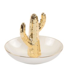 Sass & Belle Gold Cactus Trinket Dish