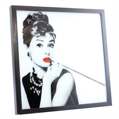 Audrey Hepburn LED Wall Art Picture Frame