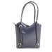 Danielle - Grey & Black Italian Handbag