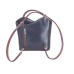 Danielle - Navy & Brown Italian Handbag